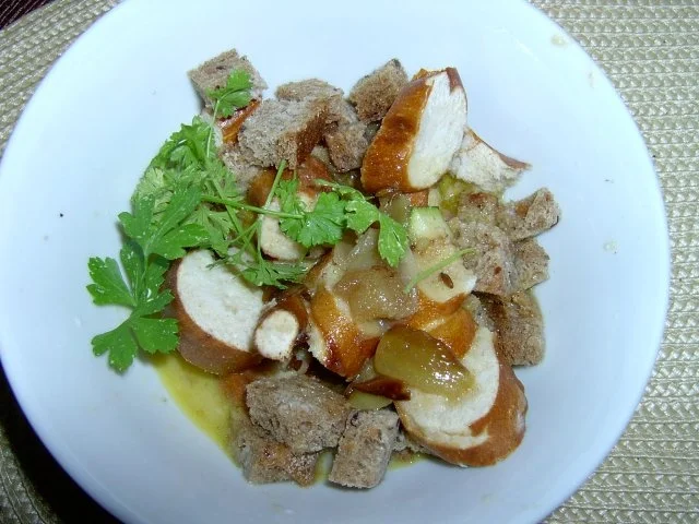 Kartoffelknödel mit Paprika und Schinken - Rezept - Bild Nr. 5