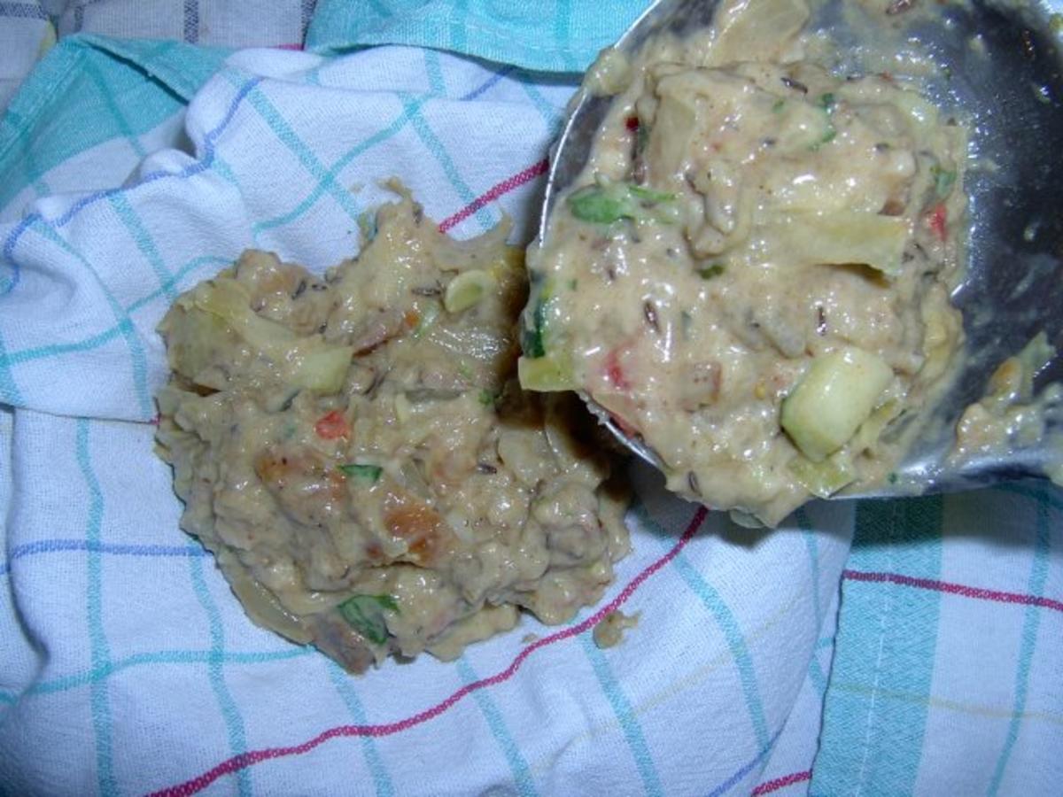 Kartoffelknödel mit Paprika und Schinken - Rezept - Bild Nr. 7