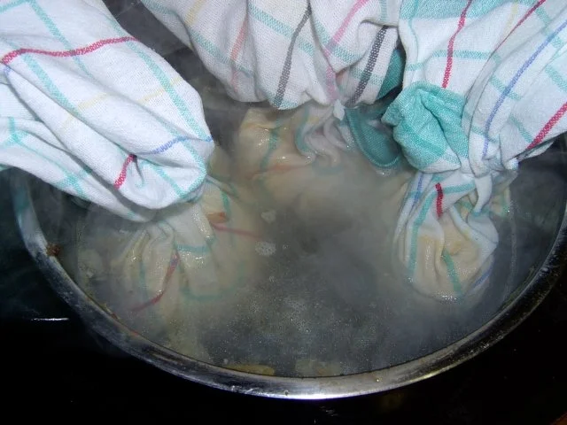 Kartoffelknödel mit Paprika und Schinken - Rezept - Bild Nr. 8