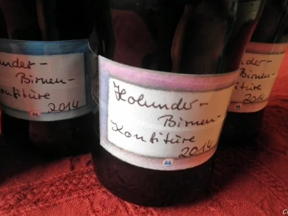 Rezept: Holunder - Birnen - Konfitüre Bild Nr. 2 Holunder - Birnen - Konfitüre - Rezept - Bild Nr. 2