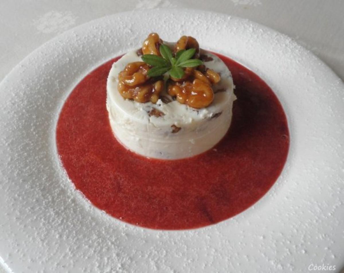Birnen - Joghurt - Dessert, Marsala - Zwetschgen - Soße und karamelisierte Walnüsse ... - Rezept - Bild Nr. 3