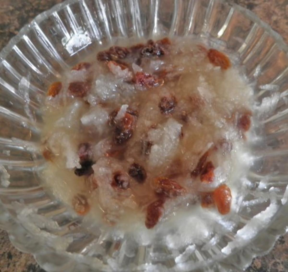 Birnen - Joghurt - Dessert, Marsala - Zwetschgen - Soße und karamelisierte Walnüsse ... - Rezept - Bild Nr. 5