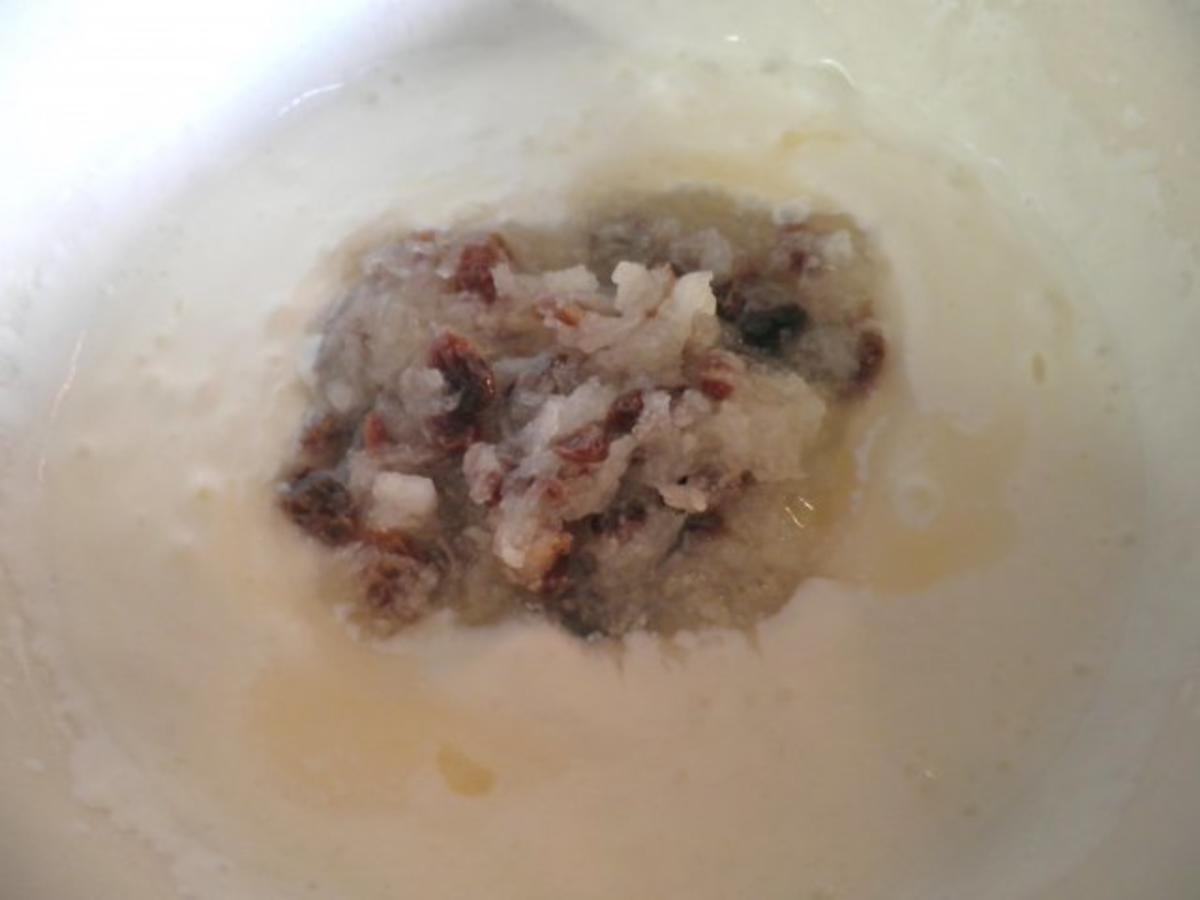 Birnen - Joghurt - Dessert, Marsala - Zwetschgen - Soße und karamelisierte Walnüsse ... - Rezept - Bild Nr. 7
