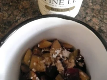 Birnen - Joghurt - Dessert, Marsala - Zwetschgen - Soße und karamelisierte Walnüsse ... - Rezept - Bild Nr. 9