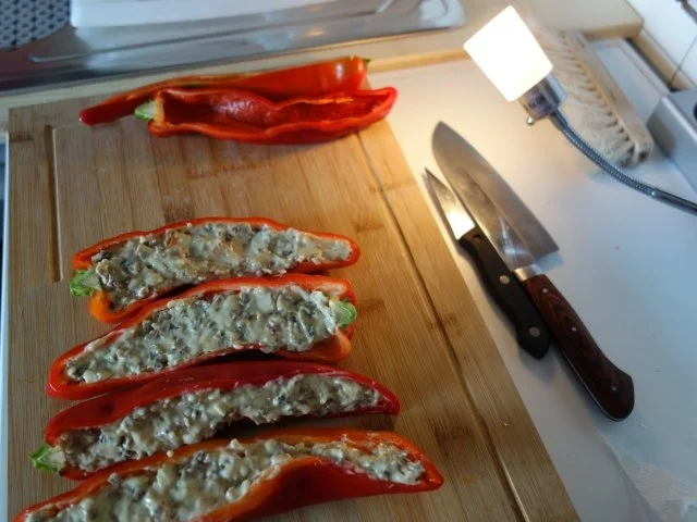 Gefüllter Spitzpaprika in der Actifry - Rezept - Bild Nr. 3