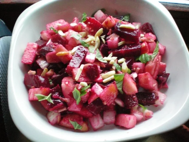 Rezept: Salat: Rote Bete/Apfel-Salat Salat: Rote Bete/Apfel-Salat - Rezept