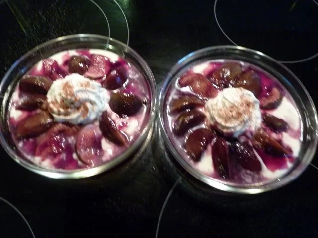 Mascarpone-Joghurtcrème mit Feigen - Rezept