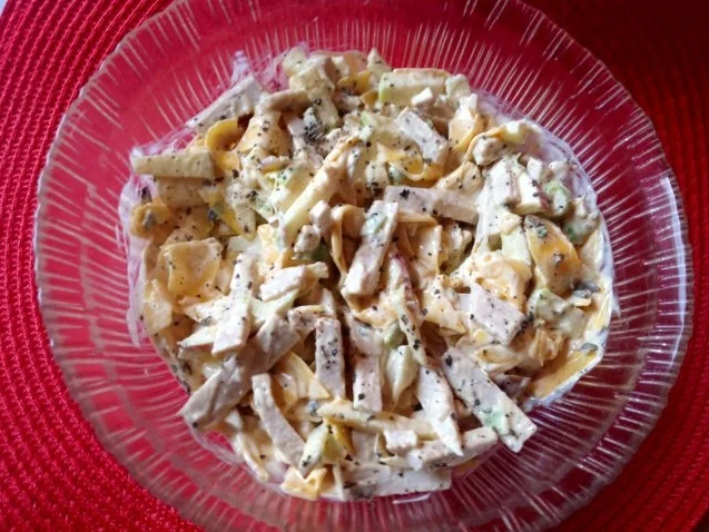 Rezept: Fleischsalat mit Kürbis Bild Nr. 2 Fleischsalat mit Kürbis - Rezept - Bild Nr. 2