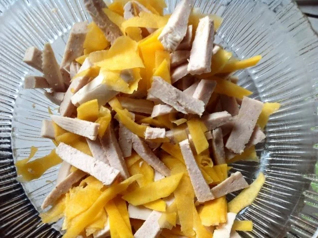 Rezept: Fleischsalat mit Kürbis Bild Nr. 6 Fleischsalat mit Kürbis - Rezept - Bild Nr. 6