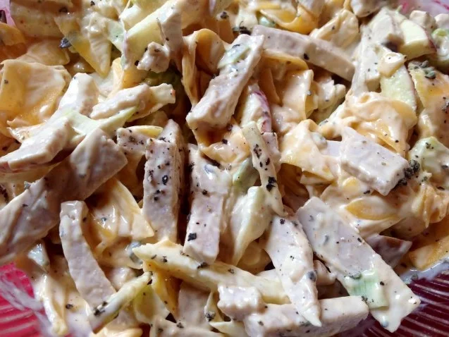 Rezept: Fleischsalat mit Kürbis Bild Nr. 9 Fleischsalat mit Kürbis - Rezept - Bild Nr. 9