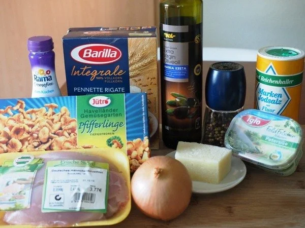 Hähnchen - Pfifferling Nudelsauce - Rezept - Bild Nr. 2