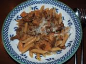 Hähnchen - Pfifferling Nudelsauce - Rezept