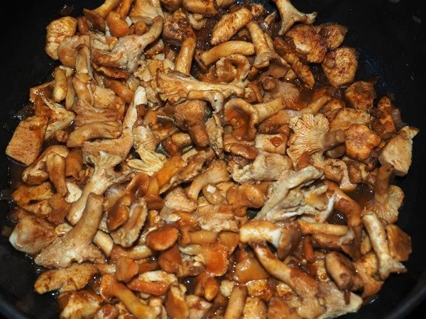 Hähnchen - Pfifferling Nudelsauce - Rezept - Bild Nr. 6