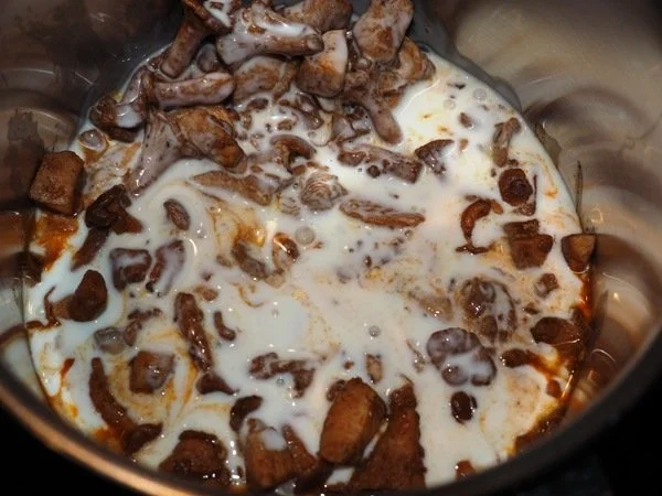 Hähnchen - Pfifferling Nudelsauce - Rezept - Bild Nr. 7