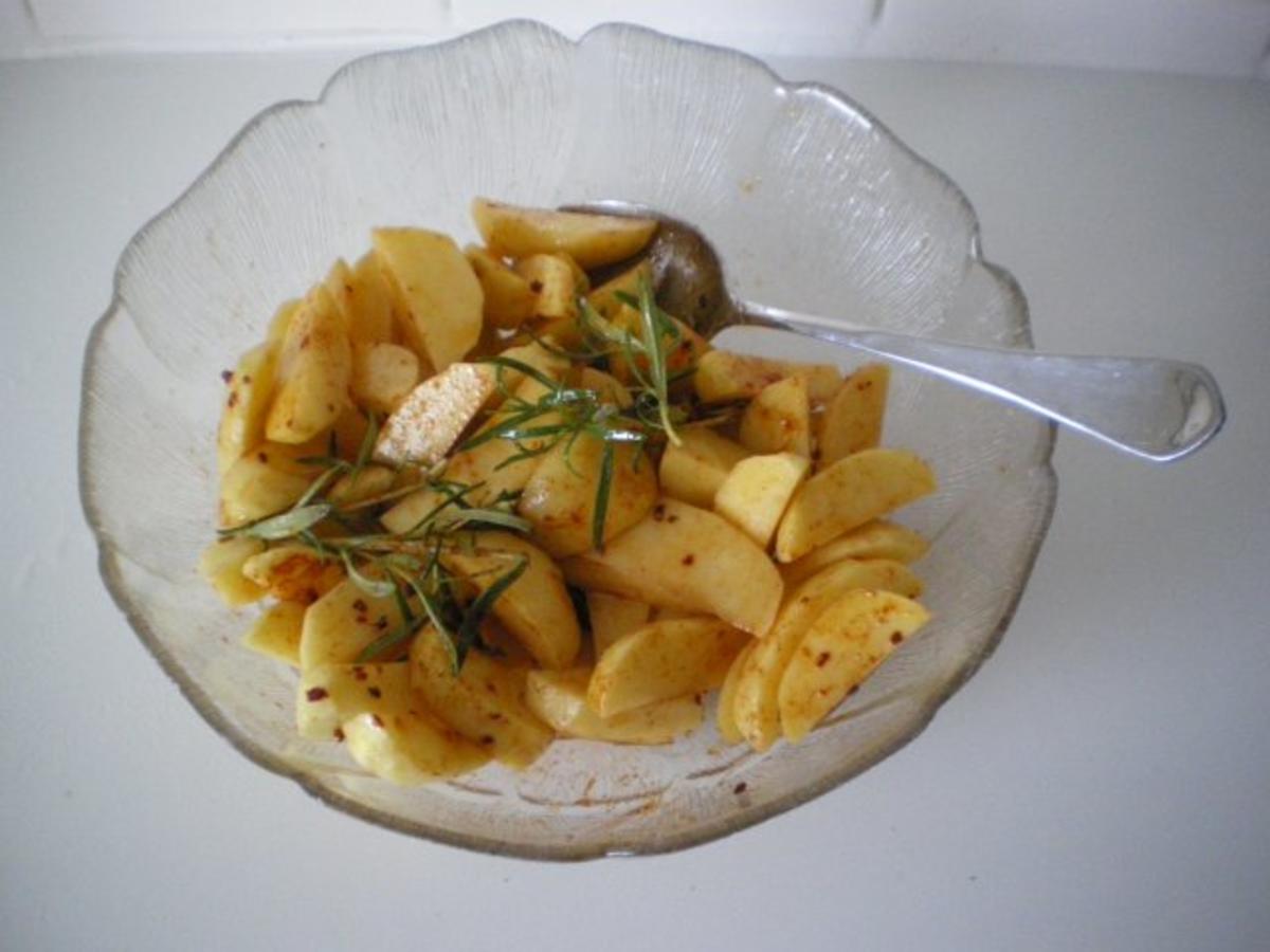 Kartoffel Ecken mit Rosmarin - Rezept - Bild Nr. 2