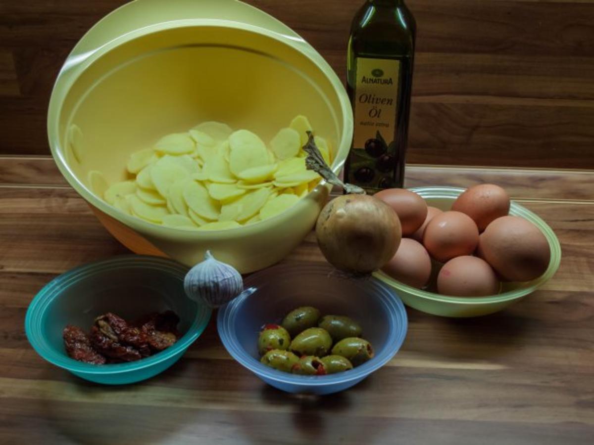 Grumbeer-Tortilla mit Pupssalat - Rezept - Bild Nr. 2