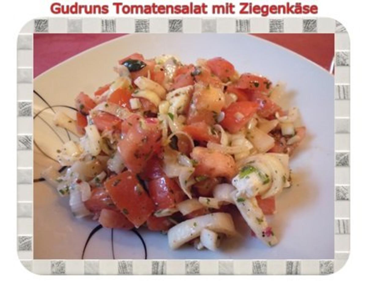 Salat: Tomatensalat mit Ziegenkäse - Rezept