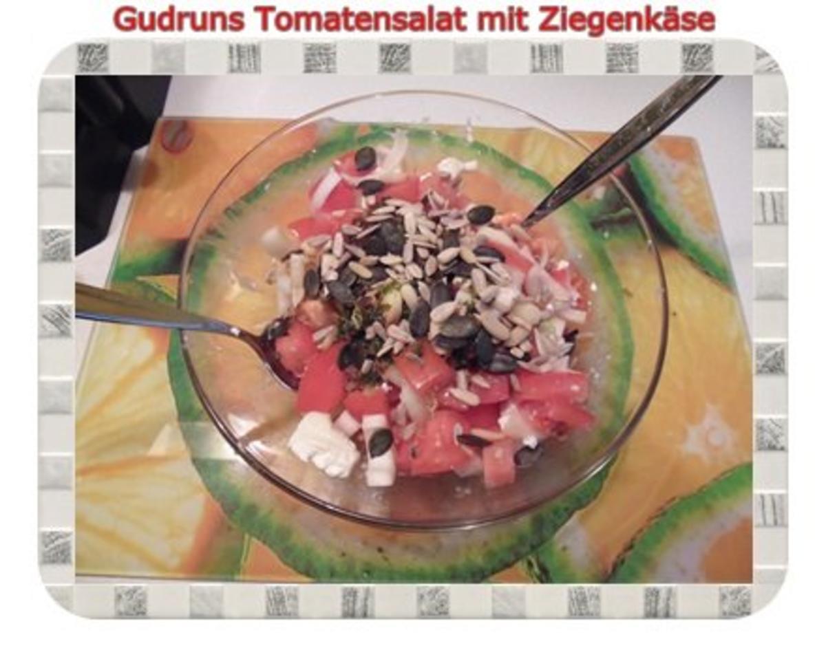 Salat: Tomatensalat mit Ziegenkäse - Rezept - Bild Nr. 7