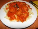 Hackfleischbällchen in  Tomatensauce gegart, hatte noch Leckere Tomatensauce übrig - Rezept