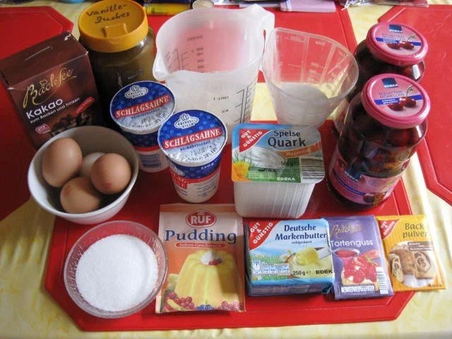 Schwarzwälder Kirsch - Käse - Kuchen - Rezept - Bild Nr. 2