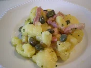 Kartoffel  - Speck - Kapern - Salat - Rezept