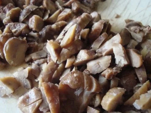 Maronen Cremesüppchen, exotisch angehaucht mit Apfel-Nuss Topping - Rezept - Bild Nr. 4