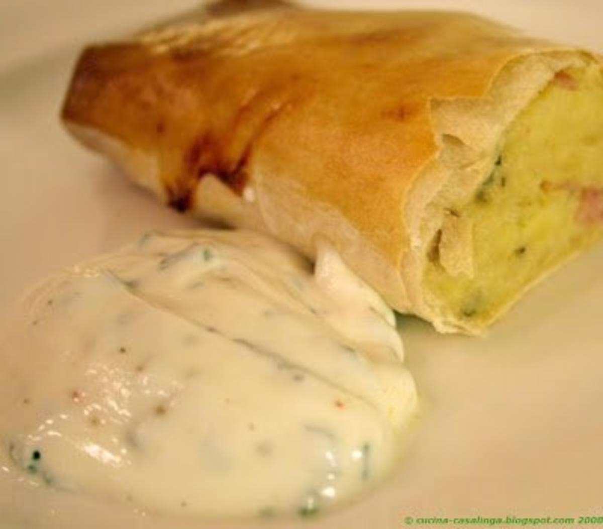 Bilder für Leckerer Kartoffelstrudel (vegetarisch) - Rezept