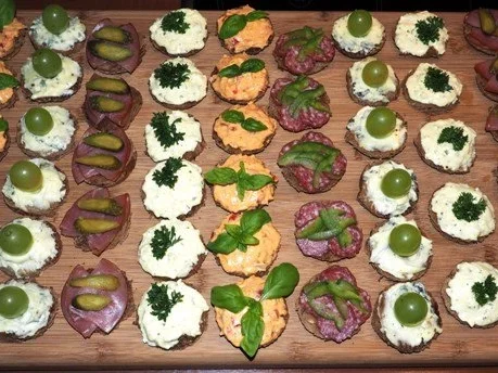 Rezept: Vorspeise – hors d'oeuvre – Häppchen, oder wie auch immer Vorspeise – hors d'oeuvre – Häppchen, oder wie auch immer - Rezept