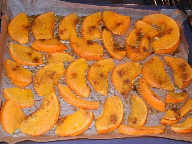Kürbisspalten aus dem Backofen - Rezept - Bild Nr. 4