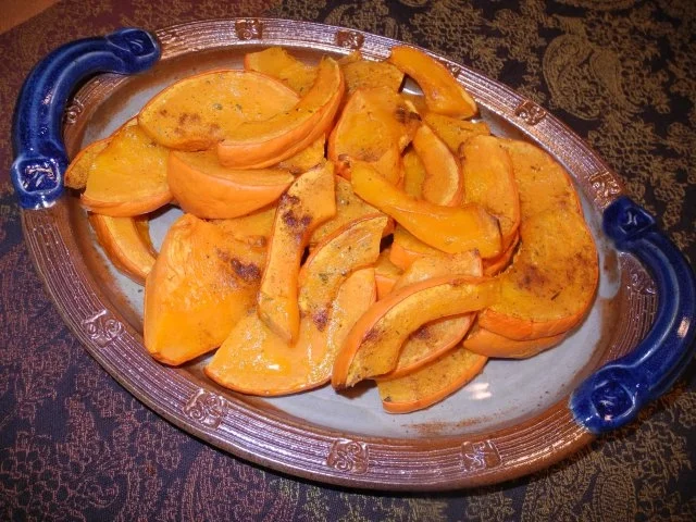 Kürbisspalten aus dem Backofen - Rezept - Bild Nr. 2