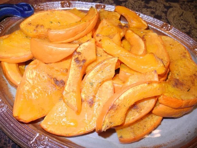 Kürbisspalten aus dem Backofen - Rezept - Bild Nr. 5