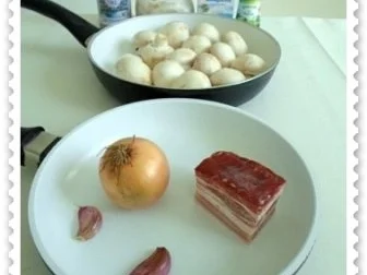 Champignons Tomaten-Rahmsauce zu den kunterbunten Nudeln - Rezept - Bild Nr. 5