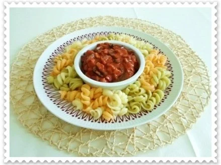 Champignons Tomaten-Rahmsauce zu den kunterbunten Nudeln - Rezept - Bild Nr. 20