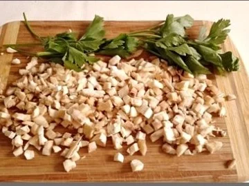 Champignonköpfe gefüllt und überbacken - Rezept - Bild Nr. 6