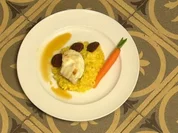 Seeteufel Sous-Vide mit Safranrisotto und Chorizo (Jan Kralitschka) - Rezept