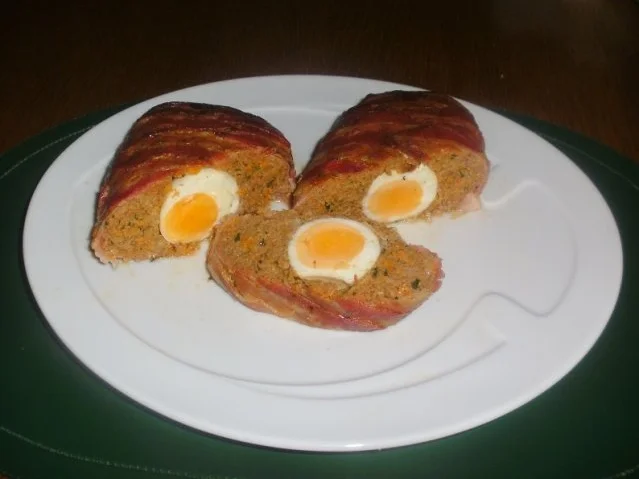 Hackbraten mit Ei - Rezept - Bild Nr. 2