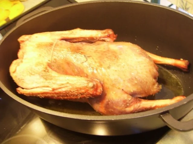 Frühmastgans mit Maronen an Grünkohl - Rezept - Bild Nr. 5