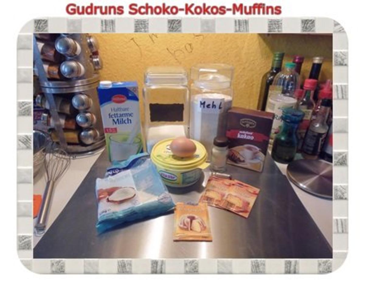 Muffins: Schoko-Kokos-Muffins - Rezept - Bild Nr. 2