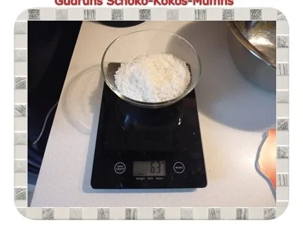 Muffins: Schoko-Kokos-Muffins - Rezept - Bild Nr. 3