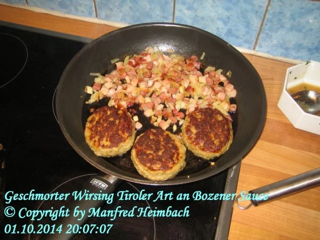 Rezept: Gemüse – Geschmorter Wirsing Tiroler Art an Bozener Sauce Bild Nr. 2 Gemüse – Geschmorter Wirsing Tiroler Art an Bozener Sauce - Rezept - Bild Nr. 2