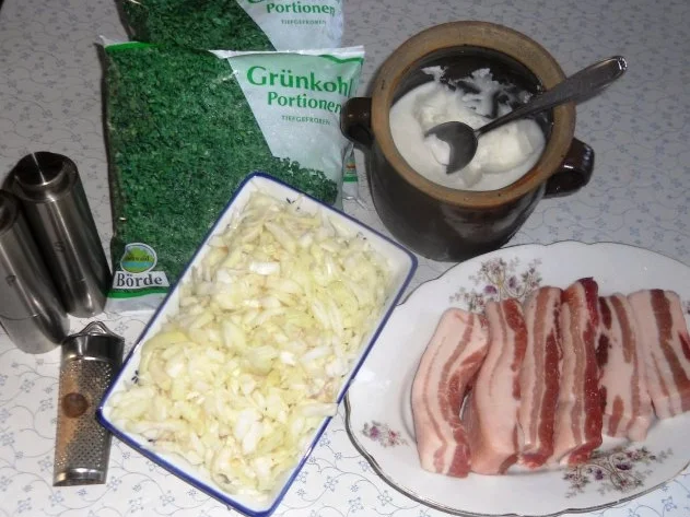 "Oma - Friede`s" Braunkohl mit kleinen gebratenen Kartoffeln (Rezpt um 1948) - Rezept - Bild Nr. 3