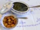 "Oma - Friede`s" Braunkohl mit kleinen gebratenen Kartoffeln (Rezpt um 1948) - Rezept