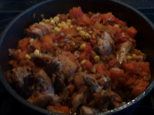 Karibischer  Hühnereintopf - Rezept - Bild Nr. 3