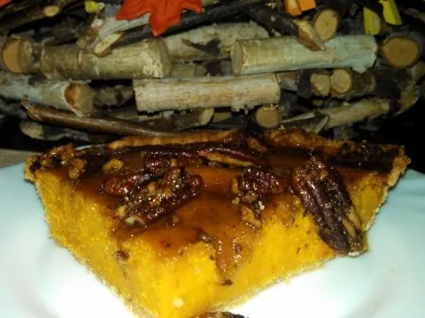 Rezept: Pumpkin - Pecan - Pie Pumpkin - Pecan - Pie - Rezept