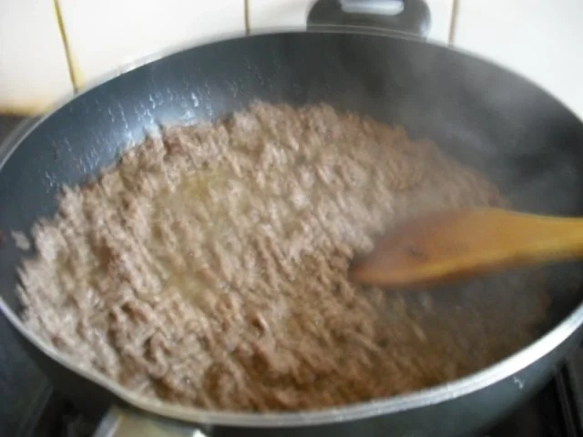 Rezept: Bunte italienische Nudeln mit pikanter Rinderhacksauce und gemischten Salat Bild Nr. 8 Bunte italienische Nudeln mit pikanter Rinderhacksauce und gemischten Salat - Rezept - Bild Nr. 8