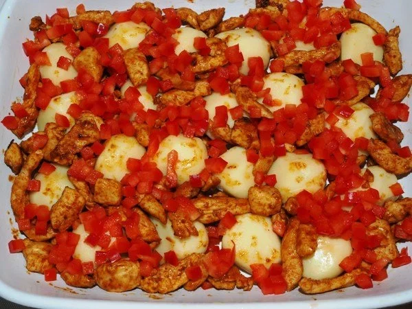 Miniknödel – Hähnchen – Pilz – Auflauf - Rezept - Bild Nr. 6