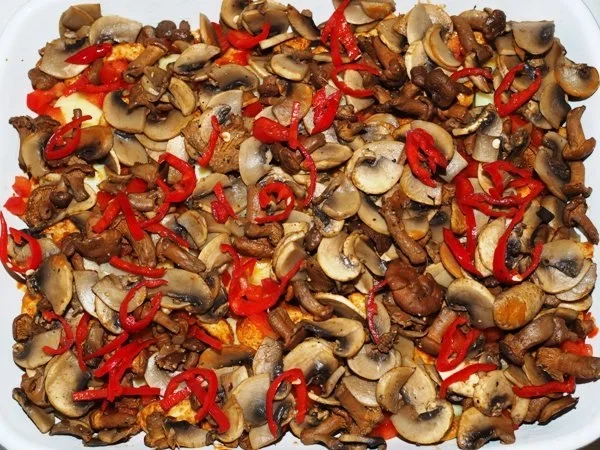 Miniknödel – Hähnchen – Pilz – Auflauf - Rezept - Bild Nr. 8