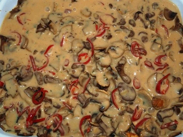 Miniknödel – Hähnchen – Pilz – Auflauf - Rezept - Bild Nr. 9