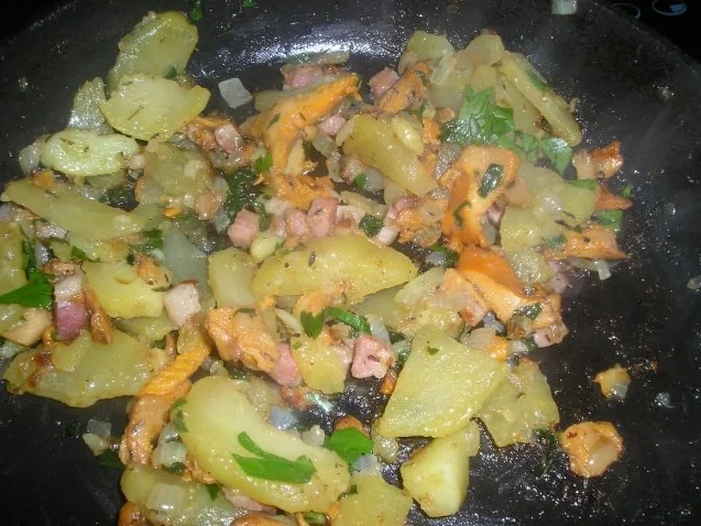 Eierschwammerlgröstl - Rezept - Bild Nr. 5