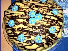 Mohnkuchem mit Marzipanhaube - Rezept